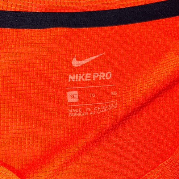 Nike Orange Muscle Tank Men’s XL - Picture 2 of 5